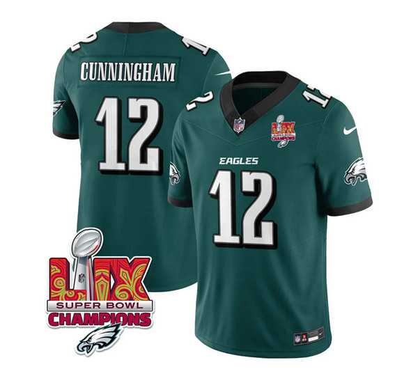 Men & Women & Youth Philadelphia Eagles #12 Randall Cunningham Green 2025 Eagles Logo Super Bowl LIX Patch New F.U.S.E. Vapor Limited Stitched Jersey Dzhi,We sell and wholesale Men & Women & Youth Philadelphia Eagles #12 Randall Cunningham Green 2025 Eagles Logo Super Bowl LIX Patch New F.U.S.E. Vapor Limited Stitched Jersey Dzhi on line form chian!